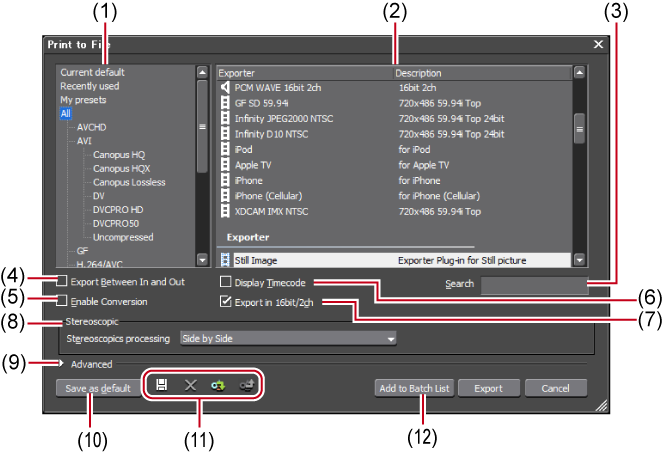 edius pro 8 import file types